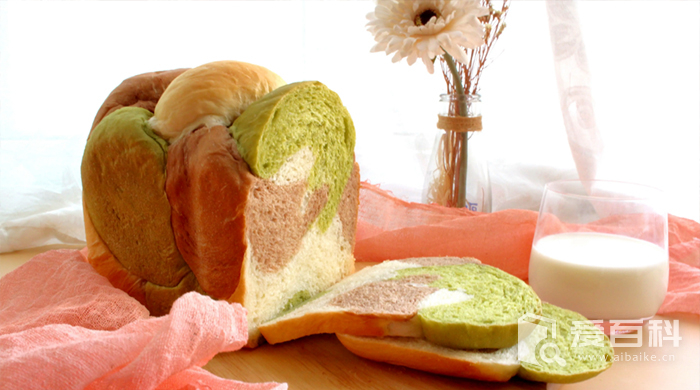 三色吐司面包如何做容易又好吃 好吃的三色吐司面包怎么做